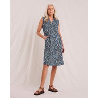 Pure Cotton Printed Shift Dress Print