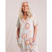 Pure Cotton Pocket Tunic Multi Coloured