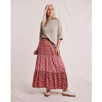 Mix Print Maxi Skirt Print