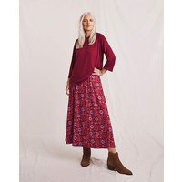 2 1 Jumper Midi Dress Print