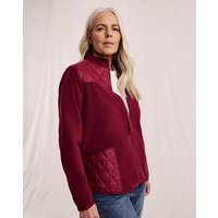 Zip Up Quilted Fleece