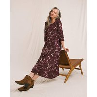 Cosy Touch Jersey Midi Dress Print