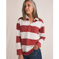 Pure Cotton Rugby Sweatshirt Top Stripe