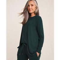 Light Cosy 2 1 Cardigan Set Forest Green