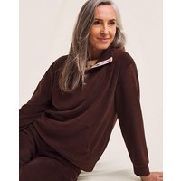 Jersey Cord Henley Sweatshirt