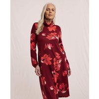 Roll Neck Cosy Touch Dress Print