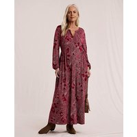 Button Through Jersey Midi Dress