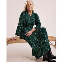 Printed Jersey Midi Dress Print