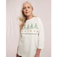 Pure Cotton Christmas T Shirt Multi Coloured