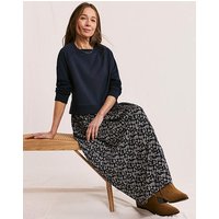 Midi Sweatshirt Jumper Dress Print