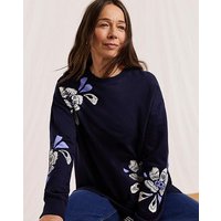 Floral Crew Neck Sweatshirt