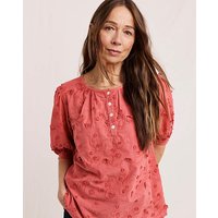 Textured Floral Blouse
