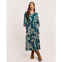 Printed Jersey Midi Dress Print