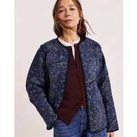 Quilted Paisley Reversible Jacket Multi