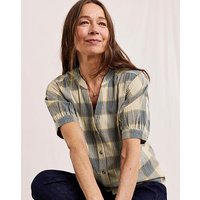 Check Print Blouse Check Print
