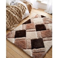 Geo Shaggy Cosy Rug 80X150
