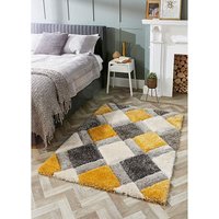 Geo Shaggy Cosy Rug 80X150