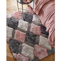 Geo Shaggy Cosy Rug 120X170