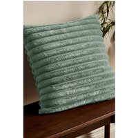 Cosy Ribbed Cushion Sage Green 45X45