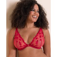 Pucker Up Deep Plunge Bra Lipstick