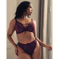 Laced Up Plunge Bra