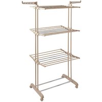 Tower 3 Tier Garment Rack Latte