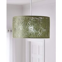 Textured Leaf Pattern Pendant Shade 40cm