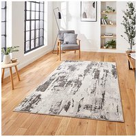 Apollo Modern Abstract Rug Grey Ivory 80X150