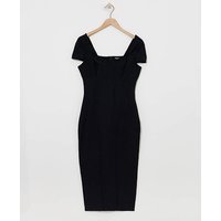 Contouring Seam Bandage Midi Dress