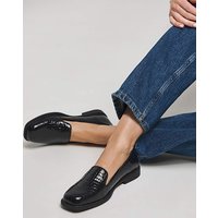 Classic Plain Loafer Ex Wide Fit Crocodile JD Williams