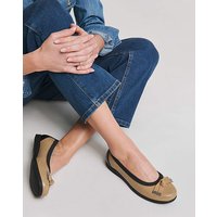 Elastic Topline Ballerina Ex Wide Fit