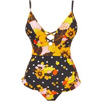 Floral Print Swimsuit Floral Spot