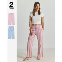 2 Pack PJ Bottoms Pink Blue 12 14