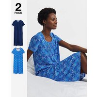 2 Pack Value Shell Nighties MIX 24 26