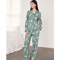 Classic Long Button Up Set Teal