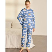 Classic Long Crew Neck Set Cloud