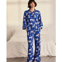 Chelsea Peers Moonlit Lion Print Pyjama Set
