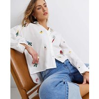 Embroidered Fruit Shirt