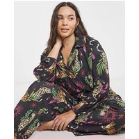 Button Through Plisse Lounge Set 8 10