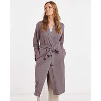 Soft Knit Stripe Dressing Gown Multi Coloured 8 10
