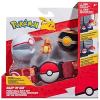 Go Poke Ball Belt Set Charmander