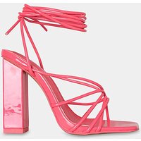 Nyla Wide Fit Lace Sandals HOT Pink