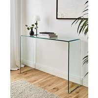 Weybourne Glass Console Table