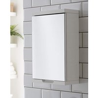 Hopton High Gloss Single Mirror Cabinet