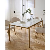 Thea Marble Effect Dining Table
