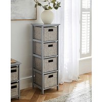 Hyacinth 4 Drawer Tall Unit
