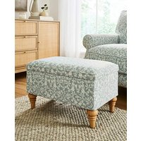 Naomi Floral Storage Footstool