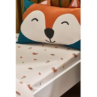 CL Fox Woodland Friends Fitted Sheet SINGLE