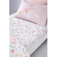 CL Fairytale Unicorn Fitted Sheet SINGLE