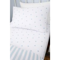 Mini Star & Stripes Fitted Sheet DOUBLE